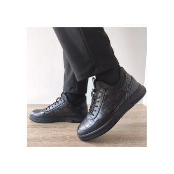 Ghete Casual Barbati  Ch669-28 Negre + Gri - Negru + Gri