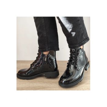 Ghete Casual Dama  150067D 01-L Negre Lac - Negru