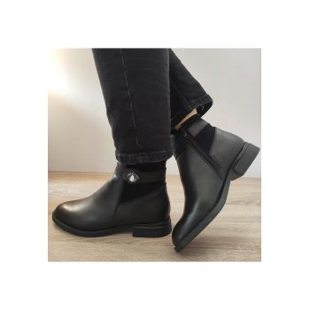 Ghete Casual Dama 31901 Negre - Negru Ghete Casual Dama 31901 Negre - Negru