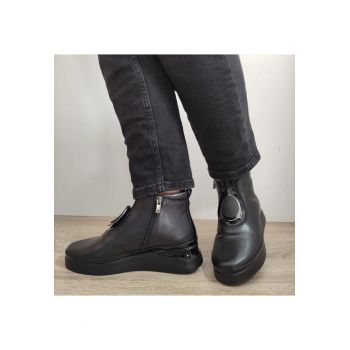 Ghete Casual Dama  At01-T Negre - Negru