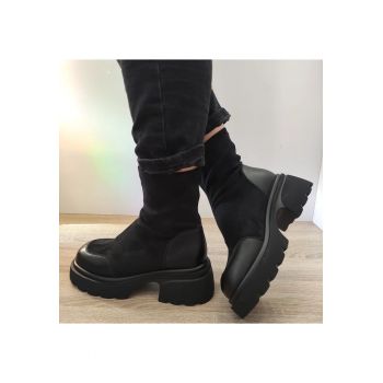 Ghete Casual Dama  G980-1 Negre + Velur