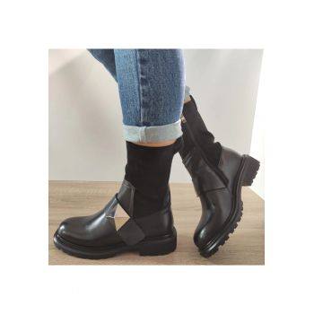 Ghete Casual Dama  H5516-7023 Negre - Negru