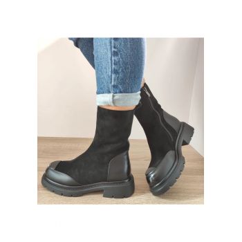 Ghete Casual Dama  Hs008-1340 - Negru