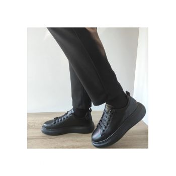 Pantofi Barbati  51191 - Negru + Albastru