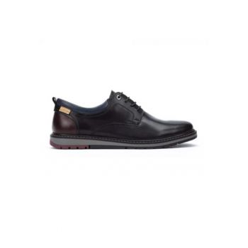 Pantofi barbati  Berna M8J-4183C1 - piele naturala - negri