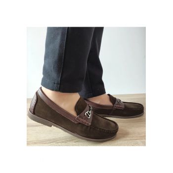 Pantofi Casual Barbati  640006B 40-2 Maro Velur - Maro Velur