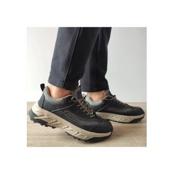 Pantofi Casual Barbati  8805 Negri + Bej - Negru + Bej
