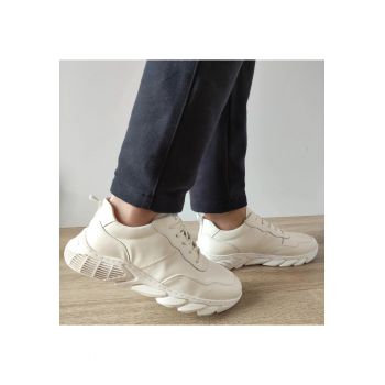Pantofi Casual Barbati  93510 Albi - Alb