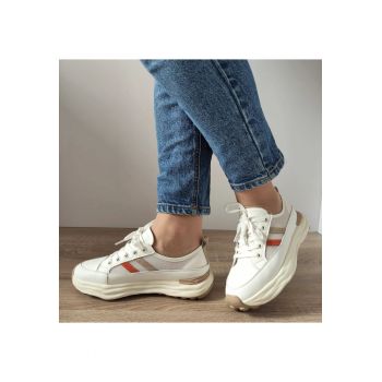 Pantofi Casual Dama  18002-8 Apricot - Apricot