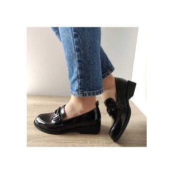 Pantofi Casual Dama  200415-80 Negri Lac - Black