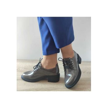 Pantofi Casual Dama  216001B B2-L Gri Lac - Gray