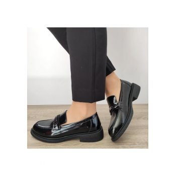 Pantofi Casual Dama  30025L Negri Lac - Negru Lac