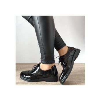 Pantofi Casual Dama  30557-22 Negri Lac - Negru Lac