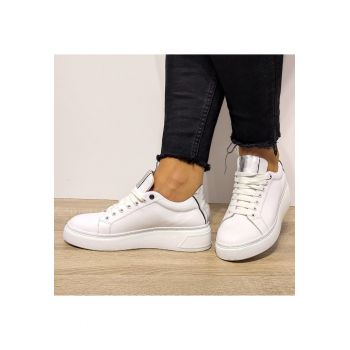 Pantofi Casual Dama  3163-1 Albi - Alb
