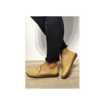 Pantofi Casual Dama  37253 Apricot - Apricot