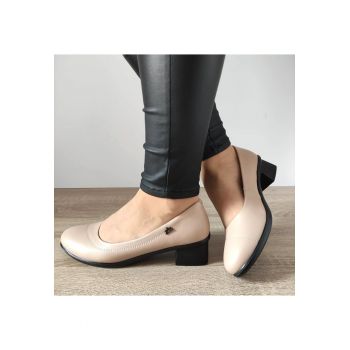 Pantofi Casual Dama  3725Q01 Apricot - Apricot