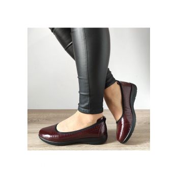 Pantofi Casual Dama  540008B 23-0 Bordo Croco - Bordo Croco
