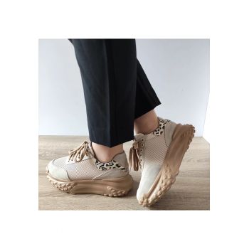 Pantofi Casual Dama  70843 Bej - Bej