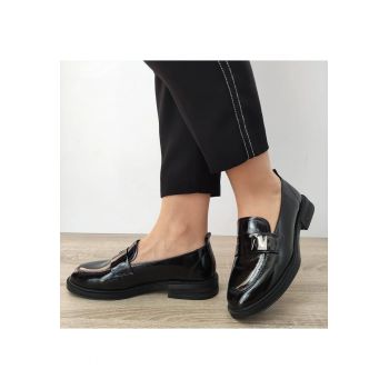 Pantofi Casual Dama  S7922L Negri - Negru Lac