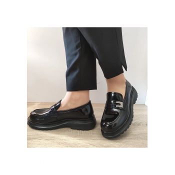 Pantofi Casual Dama  S80226-1Lt Negri Lac - Black