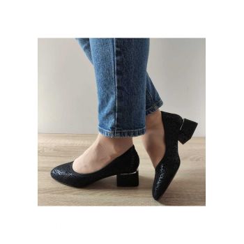 Pantofi Eleganti Dama  E1640 3004 Negri Imprimati - Black