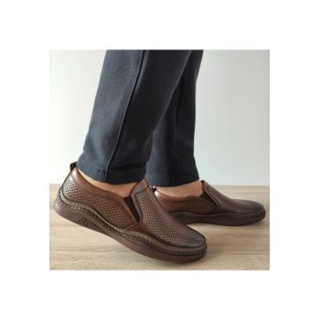 Pantofi Perforati Barbati  640003B 02-N Maro - Maro