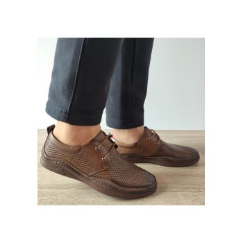 Pantofi Perforati Barbati  640004B 02-N Maro - Maro