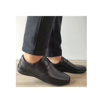 Pantofi Perforati Barbati  Ota 11 01-N Negri - Negru