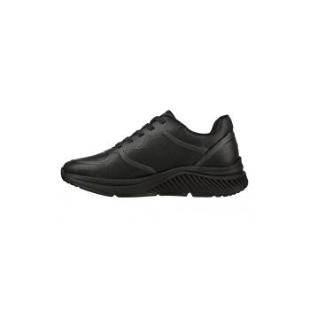 Pantofi sport din piele ecologica cu talpa wedge S-Miles