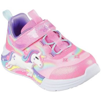 Adidasi Pantofi sport copii Skechers Unicorn Chaser 302298N-PKMT