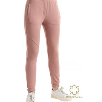 Pantaloni cu manseta elastica si buzunare