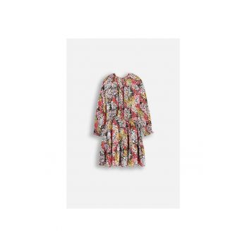 Rochie evazata cu imprimeu floral