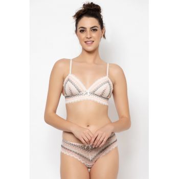 Set de chiloti si sutien din dantela