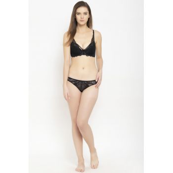 Sutien de dantela cu bretele ajustabile