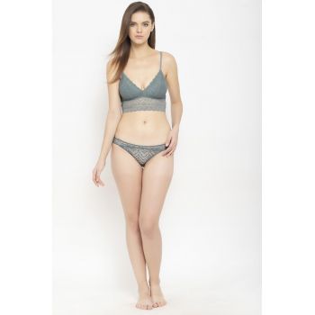 Sutien longline de dantela
