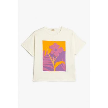 Tricou de bumbac cu model grafic