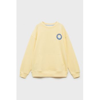 Bluza de trening supradimensionata cu imprimeu grafic pe partea din spate