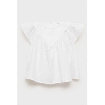 Bluza lejera cu decolteu rotund