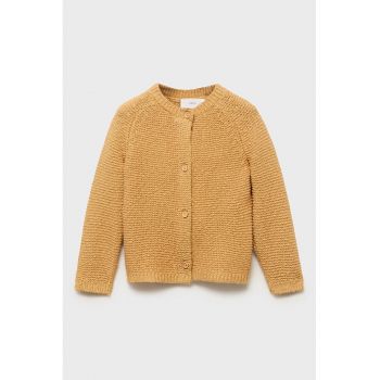 Cardigan din amestec de bumbac cu nasturi