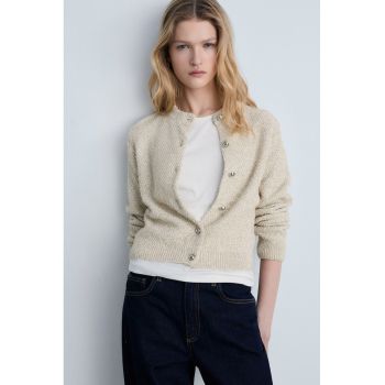 Cardigan tricotat gros