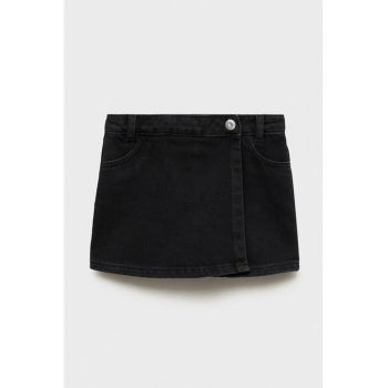 Fusta-pantalon mini din denim