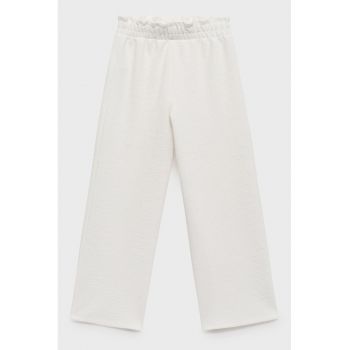 Pantaloni lejeri texturati