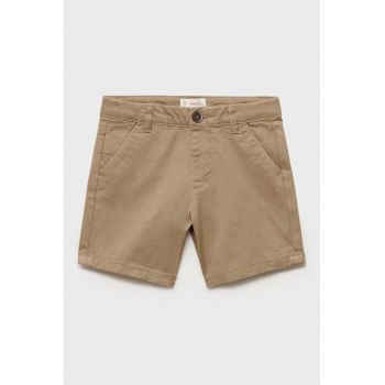 Pantaloni scurti din amestec de bumbac cu buzunare oblice