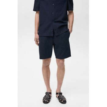 Pantaloni scurti uni cu snur