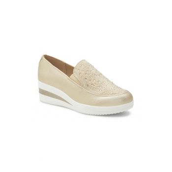 Pantofi dama -  267508 - Piele ecologica - Auriu ieftini