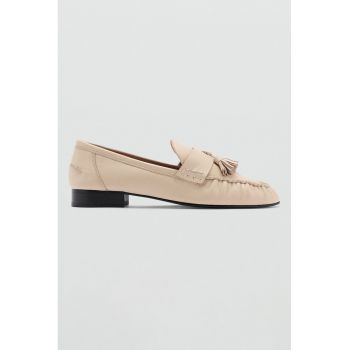 Pantofi loafer de piele cu canafi decorativi