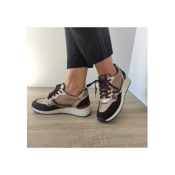 Pantofi Sport Dama  37901-813 - Maro Velur + Color