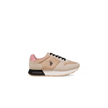 Pantofi sport dama - US POLO ASSN - 590559 - Textil - Bej -