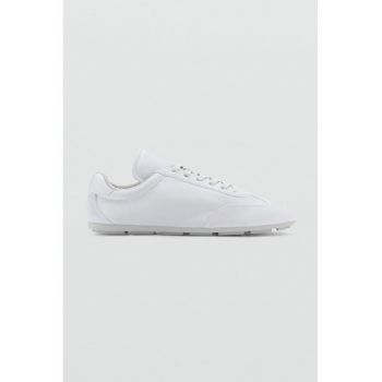 Pantofi sport din material textil cu model uni