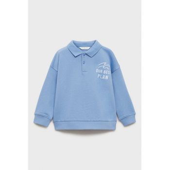 Pulover polo cu text